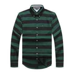 Tommy Hilfiger Oxford Men Horizontal Opaque Long Sleeve Shirt