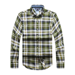 Tommy Hilfiger Men Check Long Sleeve Shirt New York Fit