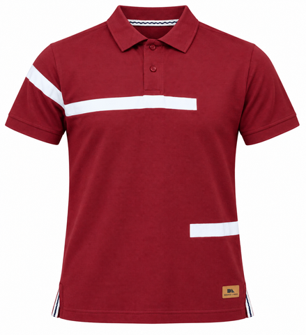 Denis Lingo Maroon Men Polo