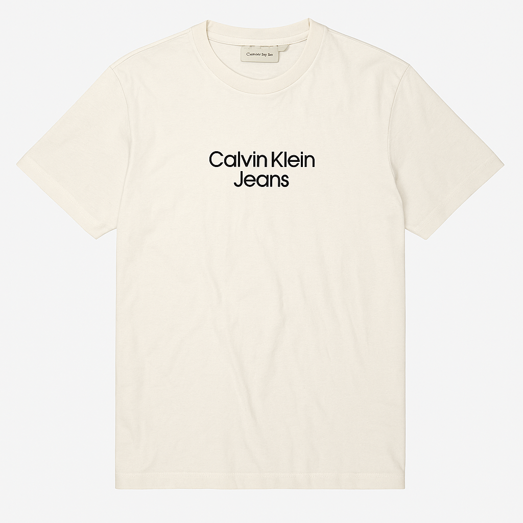 Calvin Klein Cream T shrit