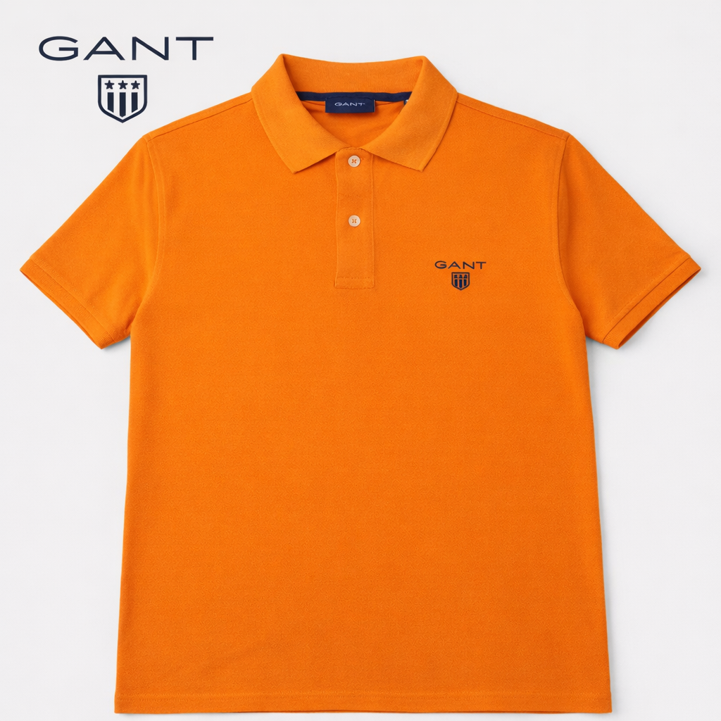 Gant Orange Men Polo