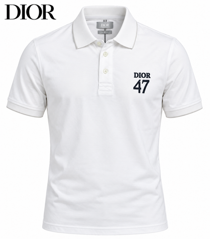 Dior Men White Polo