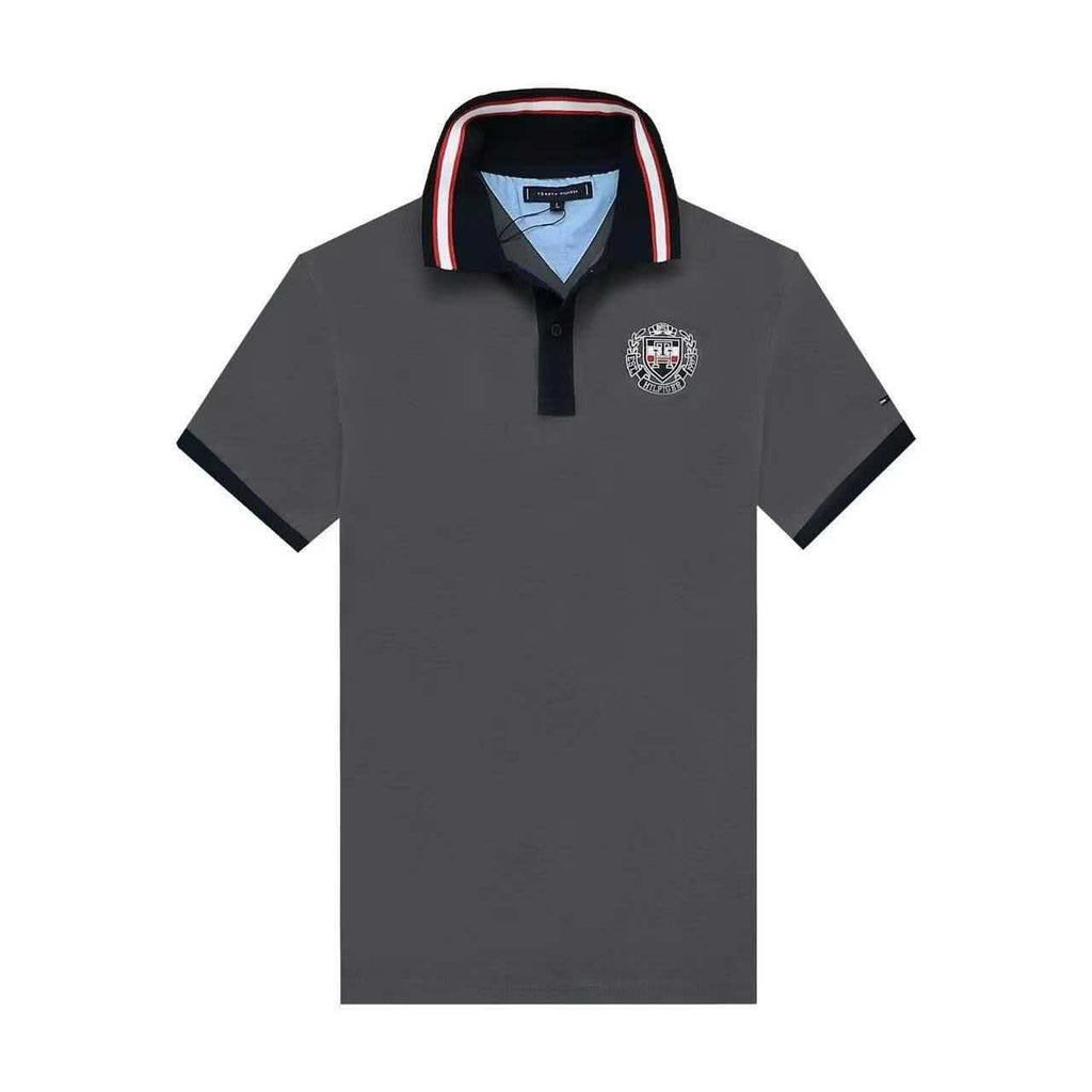 Tommy Hilfiger Legacy Crested Grey Polo