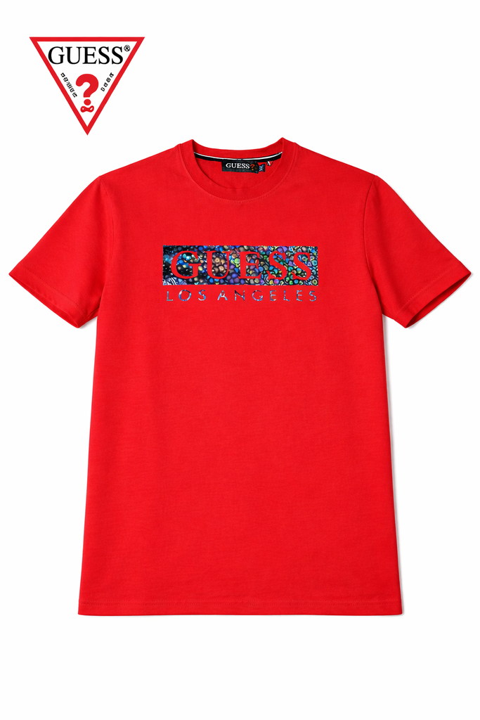 Guess Men Red T shirt