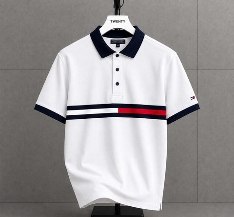 Tommy Hilfiger Men Stripe Polo