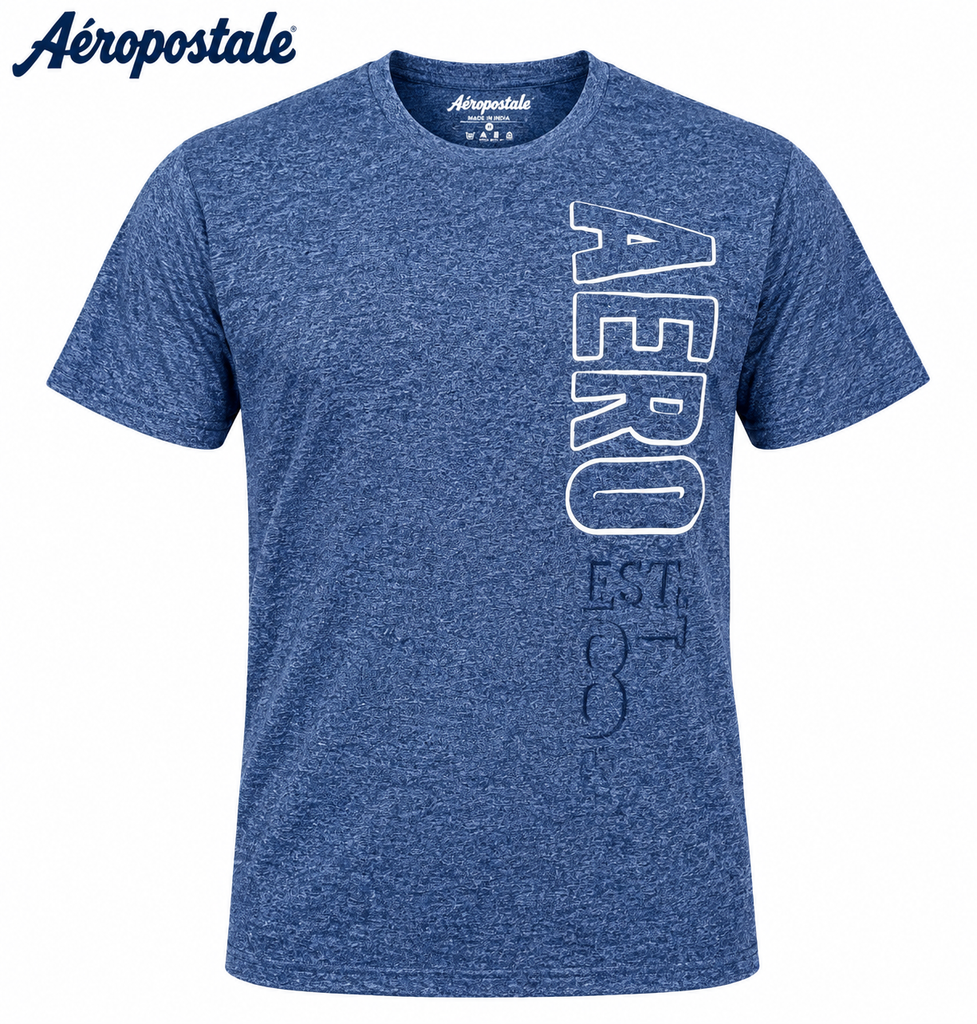 Aeropostale Men Blue T shirt