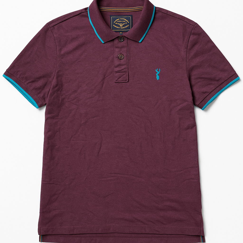 Next Maroon Men Polo
