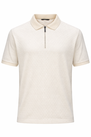 Splash Men Zip Up Polo