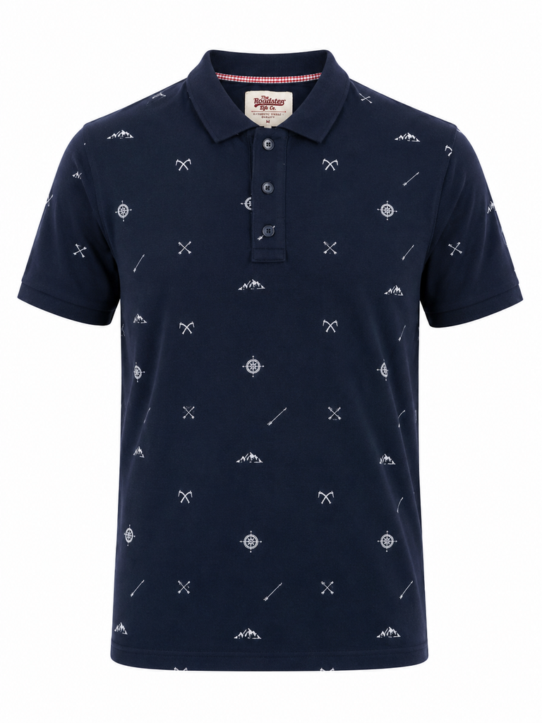 Roadster Men Blue Polo
