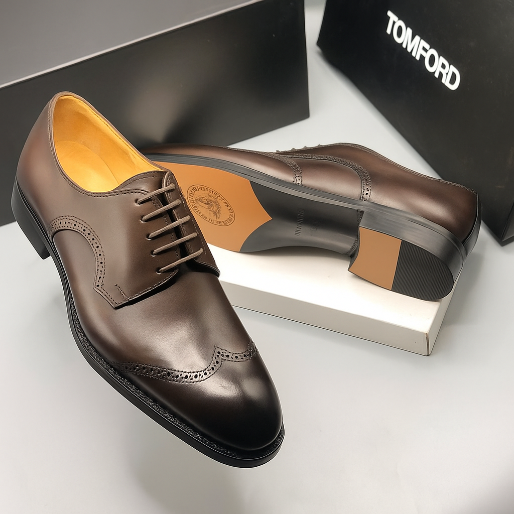 Tom Ford Brown Leather Shoes