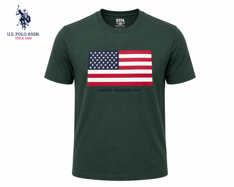 USPA ASSN MEN GREEN T SHIRT