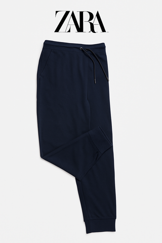 Zara Navy Blue Jogging Pant