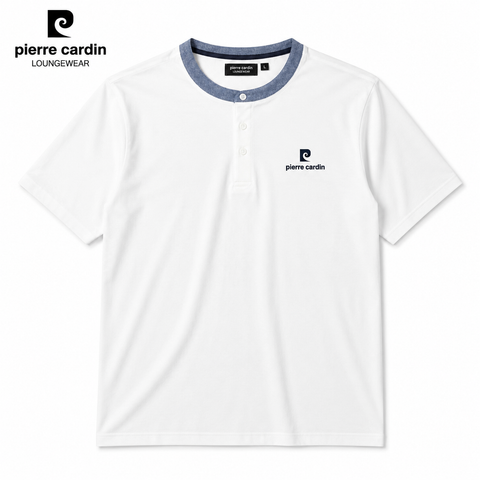 Pierre Cardin Band Collar T shirt
