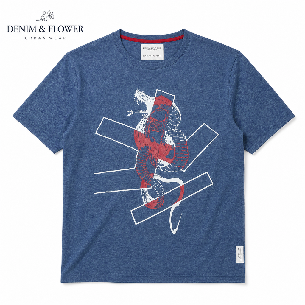 Denim & Flower  Men T shirt