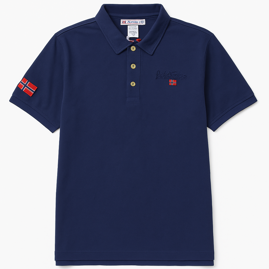 Norway Navy Blue Men Polo