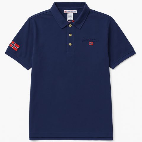 Norway Navy Blue Men Polo