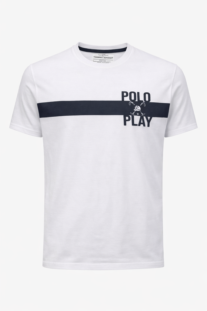 Polo Cross Mallet White T shirt