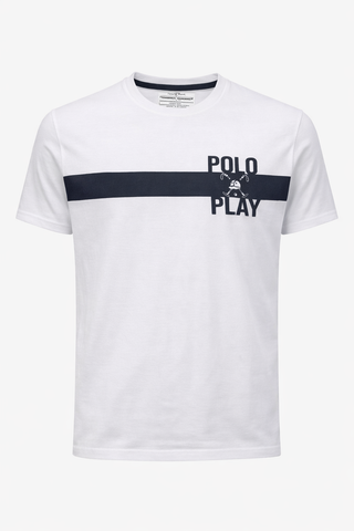 Polo Cross Mallet White T shirt
