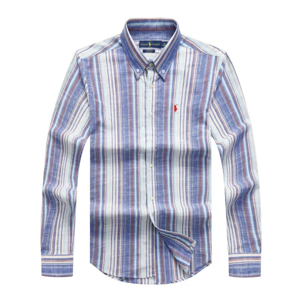 Polo Ralph Lauren New Men Long Sleeve Check Shirt stripe
