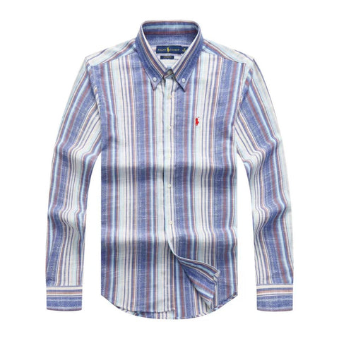 Polo Ralph Lauren New Men Long Sleeve Check Shirt stripe
