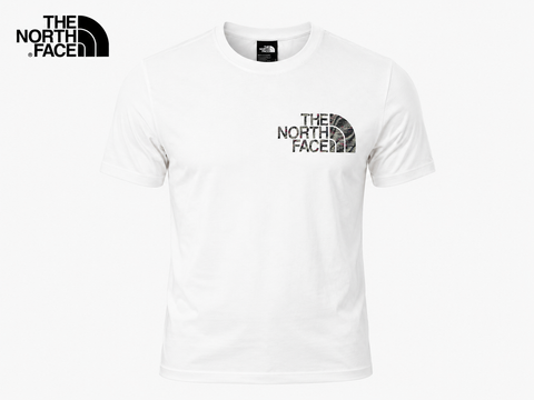 The North Face Men White T shirt