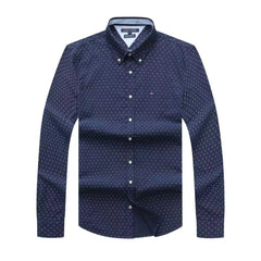 Tommy Hilfiger Men Check Long Sleeve Shirt New York Fit