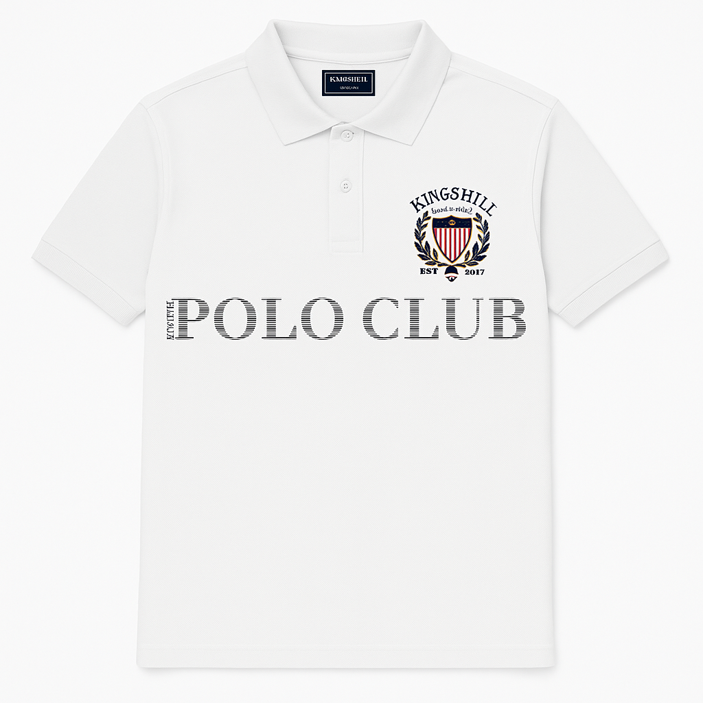 Kingshill Polo Club White Polo
