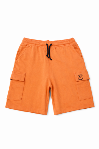 Indicode Jeans Orange Cargo Short Jogging Pant