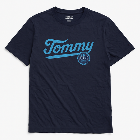 Tommy Jeans Men Navy Blue T shirt