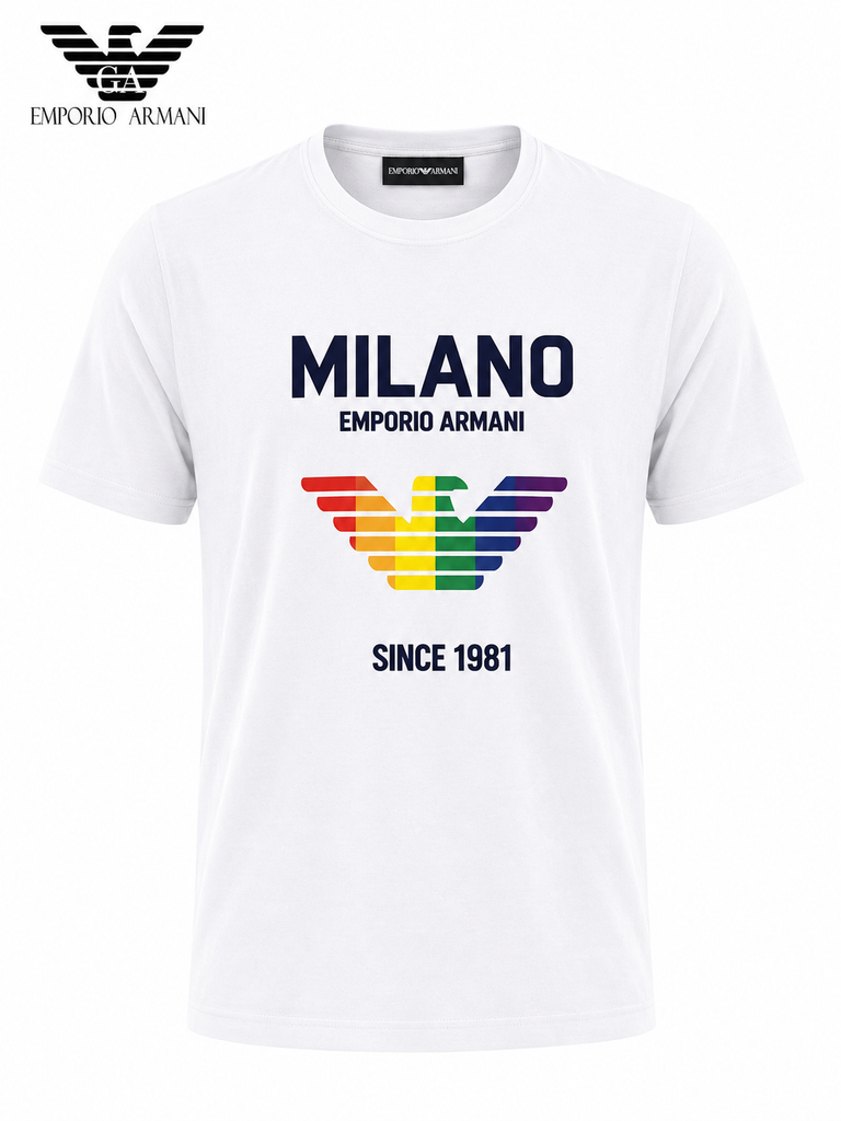 Emporio Armani Men White T shirt