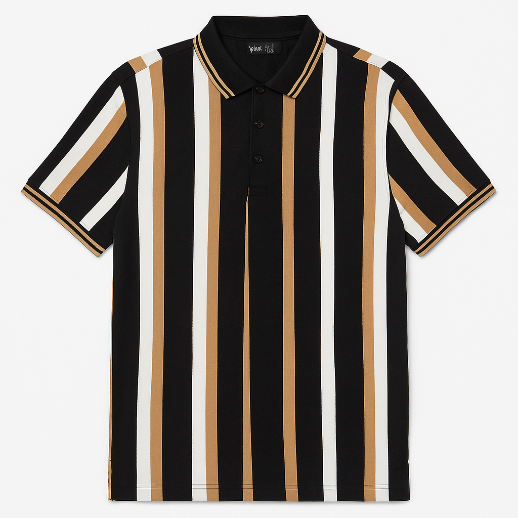 Premium Men Stripe Polo