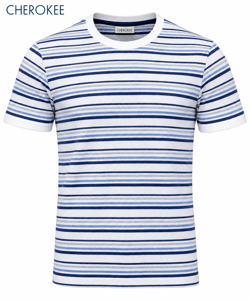 Cherokee Men Stripe T shirt