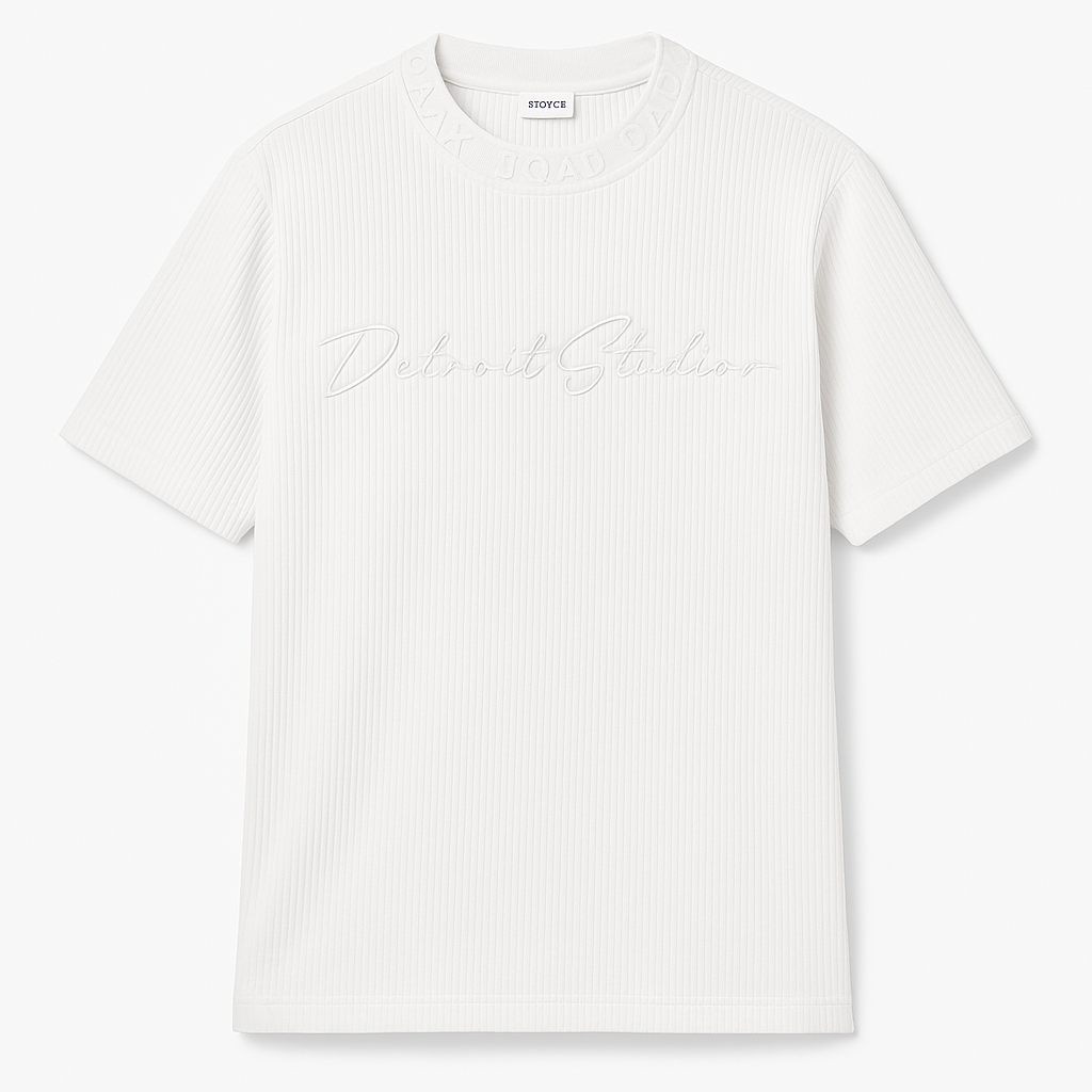 Redtag Men Premium White T shirt