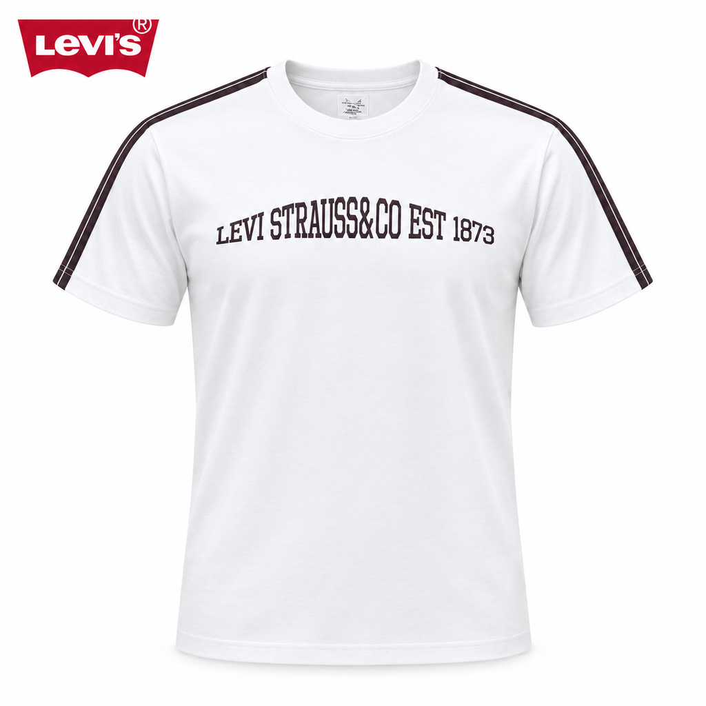 Levi's Men  Off White T shirt