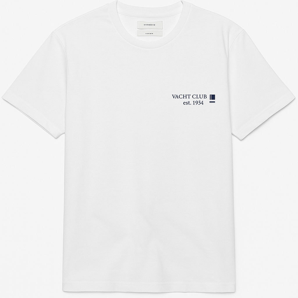 Yacht Club White Reserved White T shirt