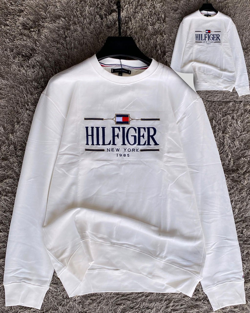 Tommy Hilfiger Off White Sweat Top