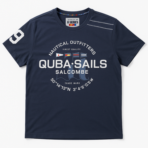 British Nautical Quba&Co Blue T shirt