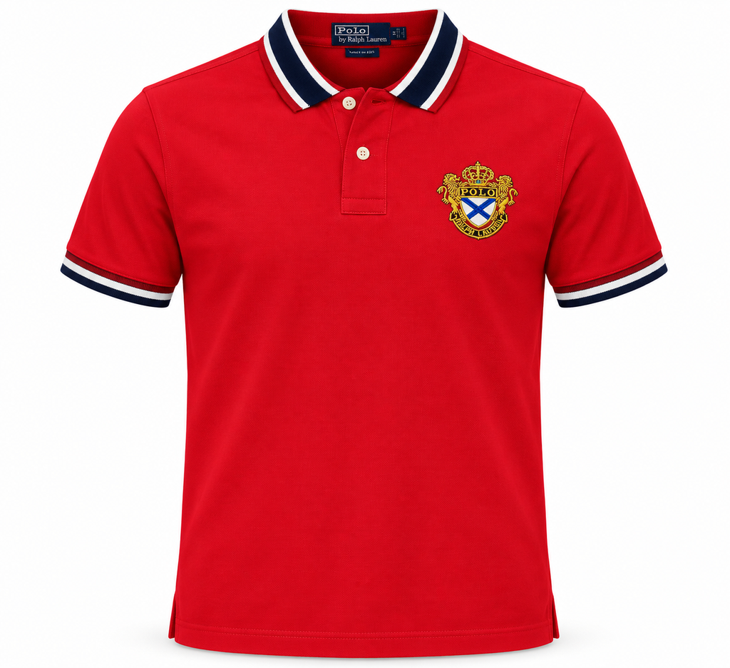 PRL Men Red Polo
