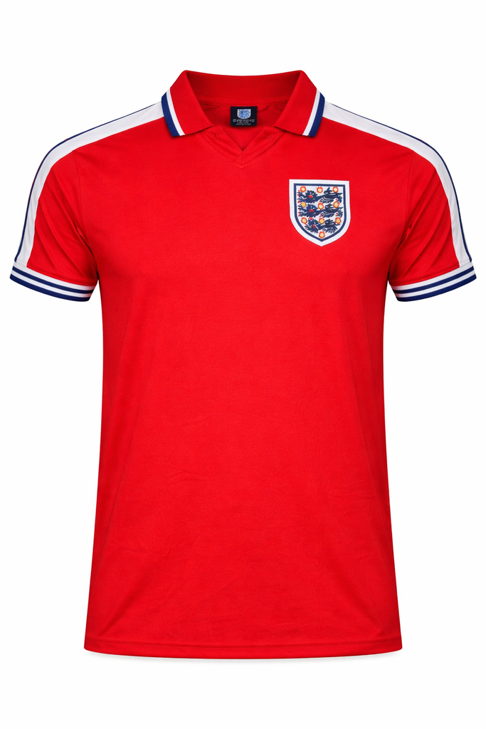 England Retro Men Red Jersey