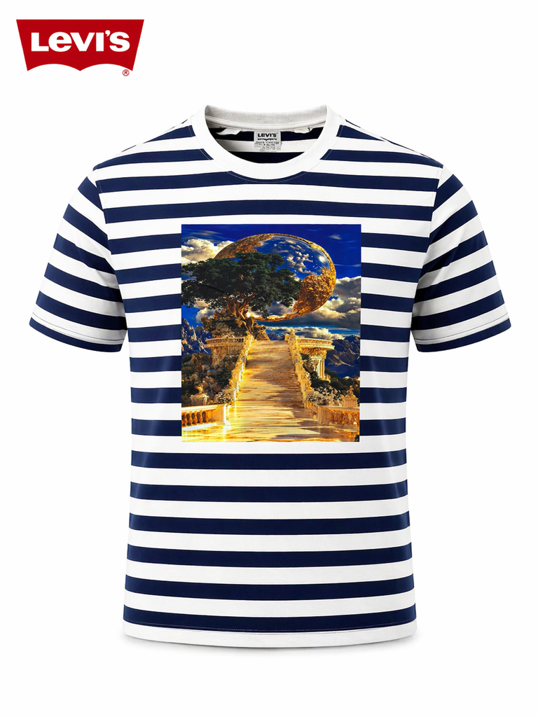Levis Men Stripe T shirt