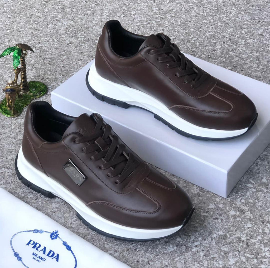 Prada Men Original Leather Shoes