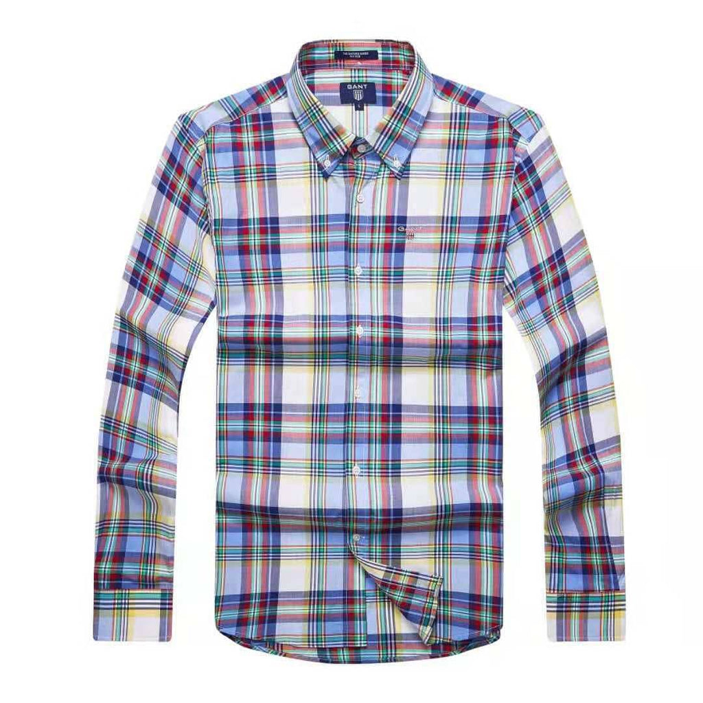 GANT Check  Male Long Sleeve Shirt