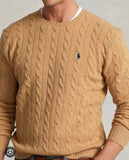 Polo Ralph Lauren Cable Knit Cartoon Long Sleeve Sweater