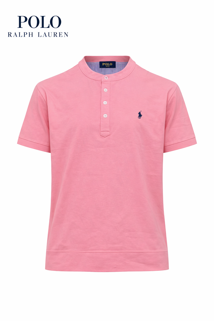 Polo RL Men Band Collar T shirt