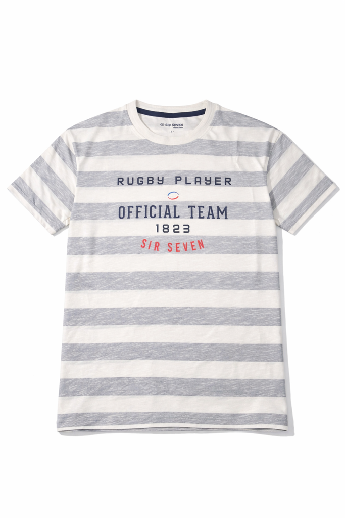 Rugby Stripe Men T shirt
