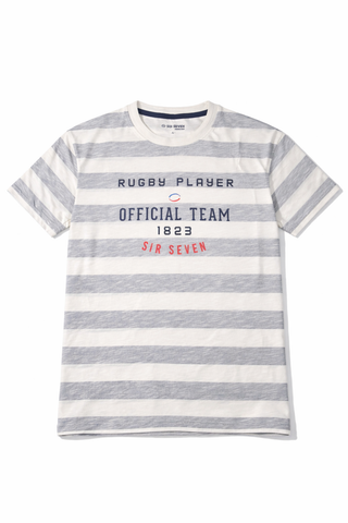 Rugby Stripe Men T shirt