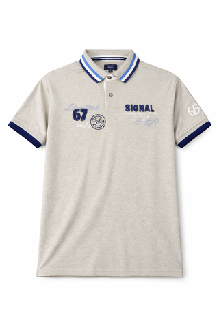 Signal & Co Men Grey Polo