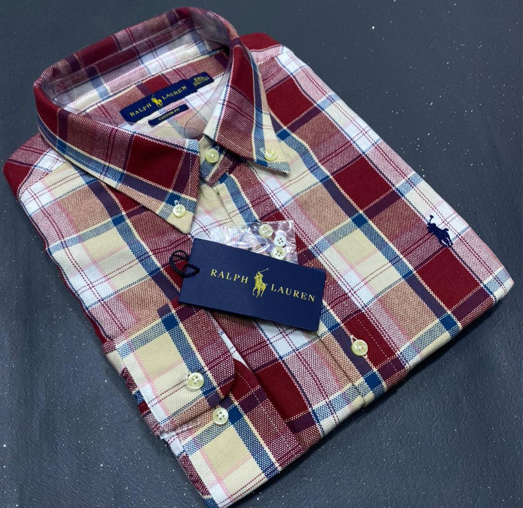 Polo Ralph Lauren Men Check Long Sleeve Shirt HM