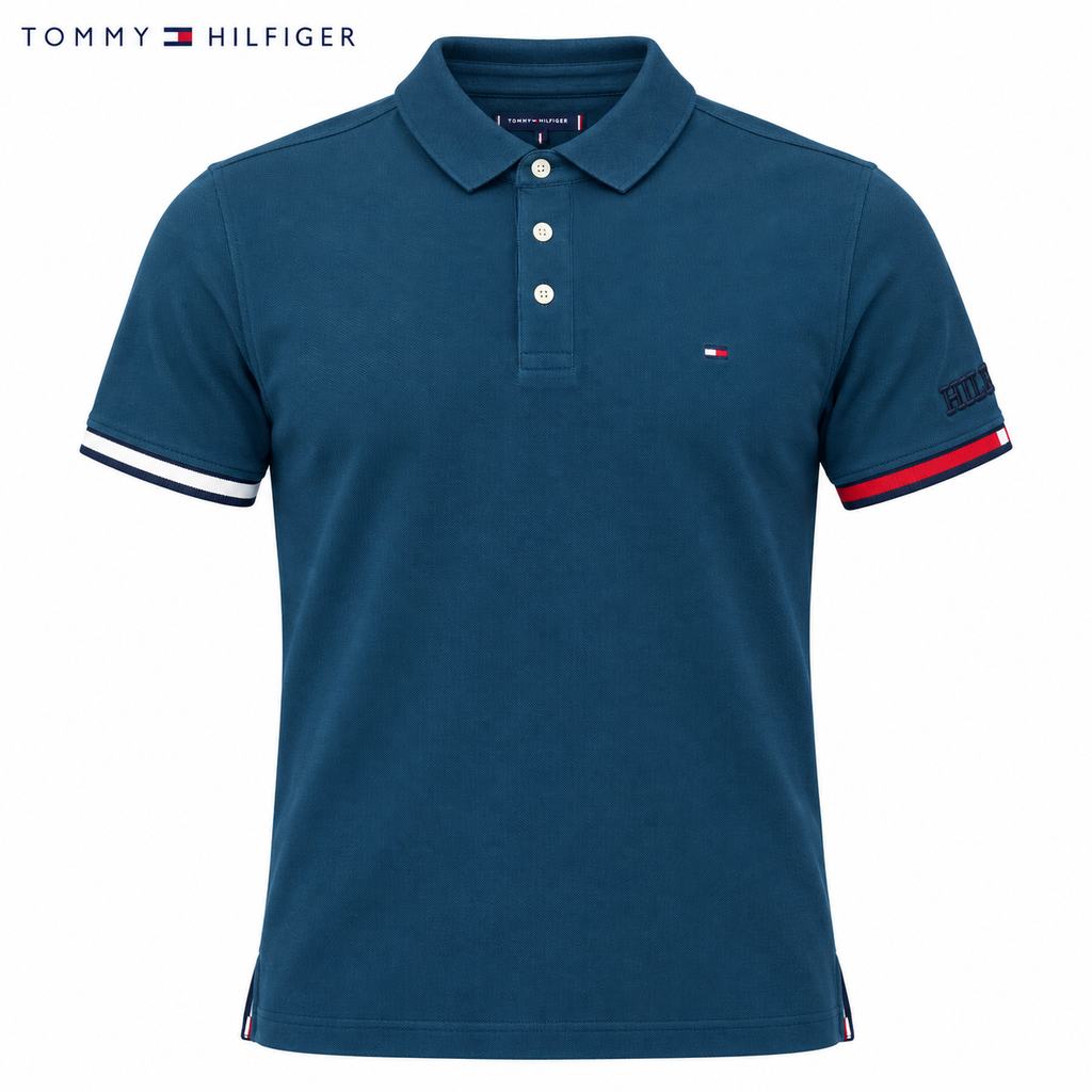 Tommy Navy Blue Men Polo