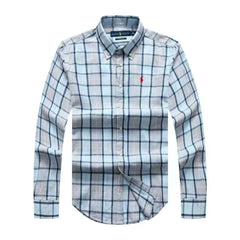 PRL Men Check Long Sleeve Shirt